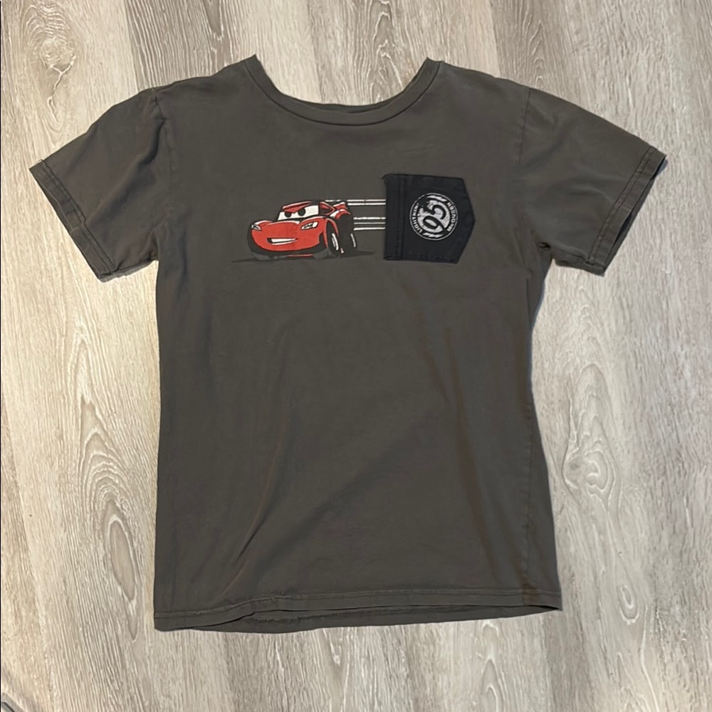 Disney Lighting McQueen Short Sleeve Tee with Cars Graphic | Youth L (10/12)